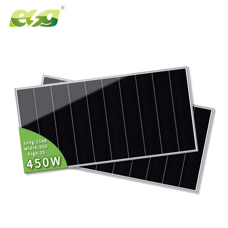 ESG 72 Half cell 300w 350w 400W 440W 450W 550w Solar On Off Grid Power System Shingled Solar Panel