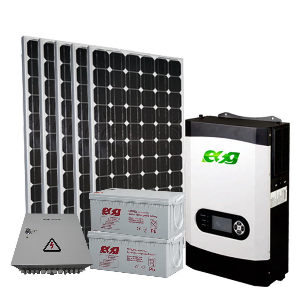 ESG inverter controller  battery system residential 3kw solar panel kit off-grid solar power system