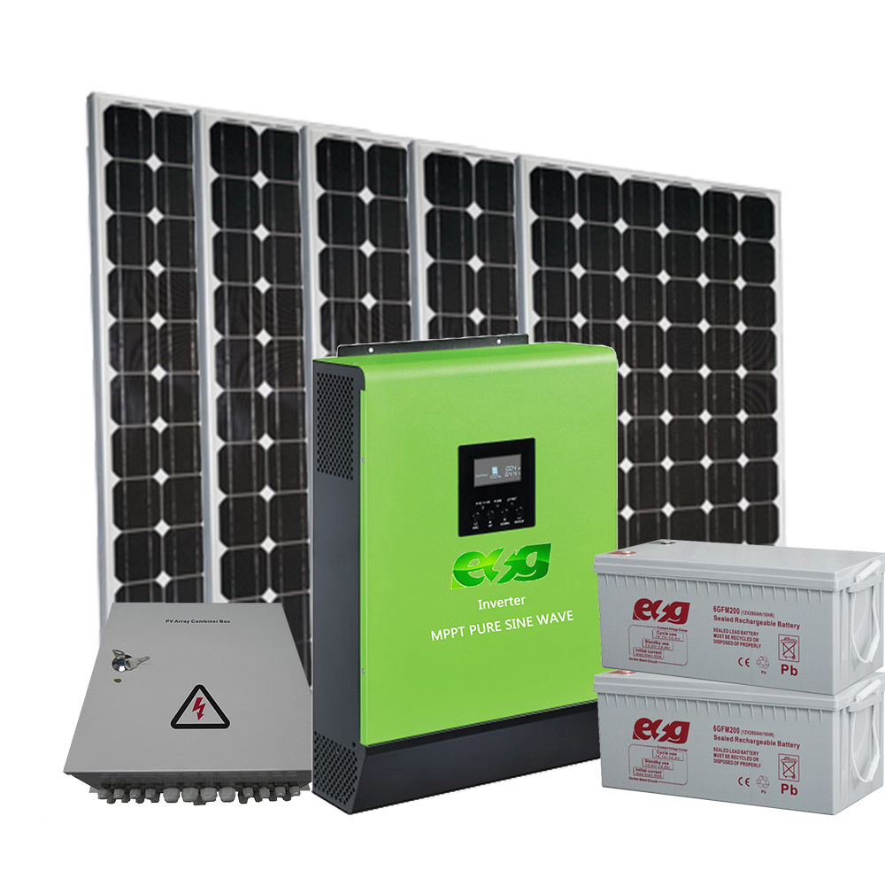 ESG inverter controller  battery system residential 3kw solar panel kit off-grid solar power system