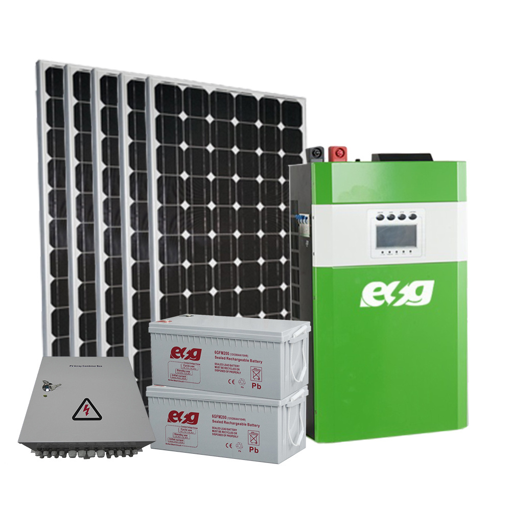 ESG inverter controller  battery system residential 3kw solar panel kit off-grid solar power system