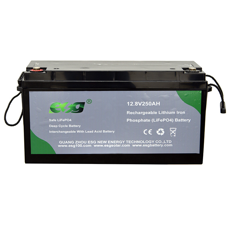 Best Sell Deep Cycle RV Battery 12.8V250Ah 300AH Boat Golf Cart Car Truck Campers Battery Pack LiFePO4 Lithium Ion Battery