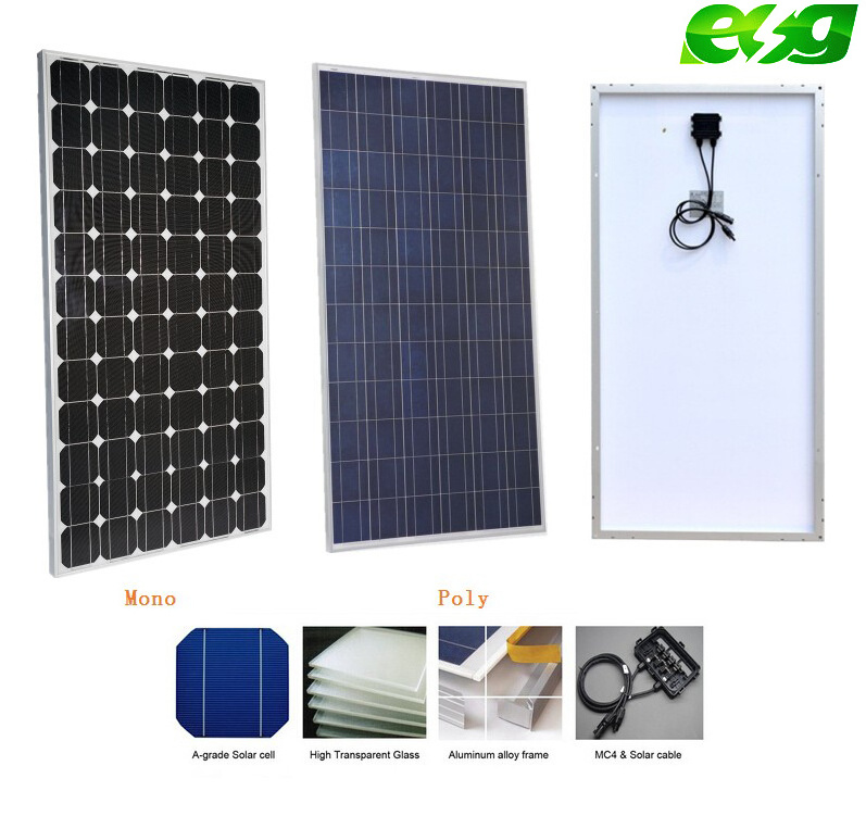 ESG 350w 450w 550w Panels Poly 350 Watt Module Solar Energy Home System Shipping Solar Panel