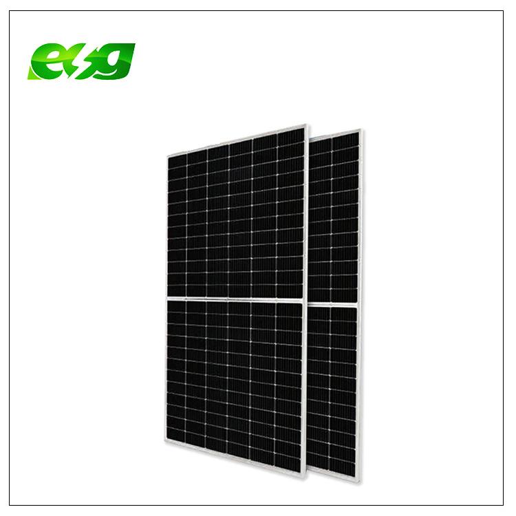 ESG Inverted right angle half cell 590 Watt Pv Solar Panel 590 Watt Solar 590W 120Cell Panel