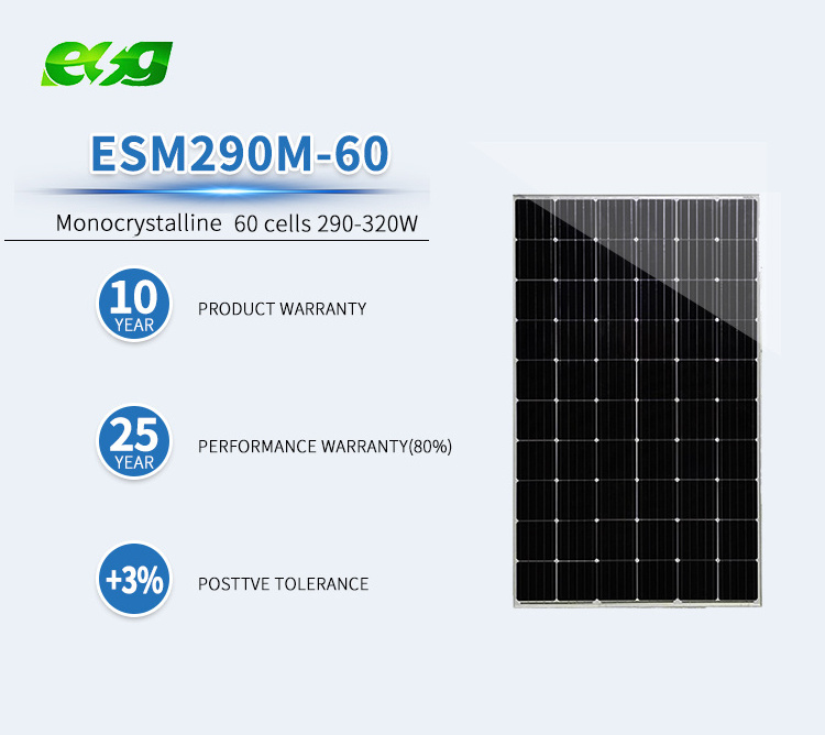 290w Poly Talesun Panels 300w 315w 320w Mono Philippines Power Station Street Light 36v Solar Panel