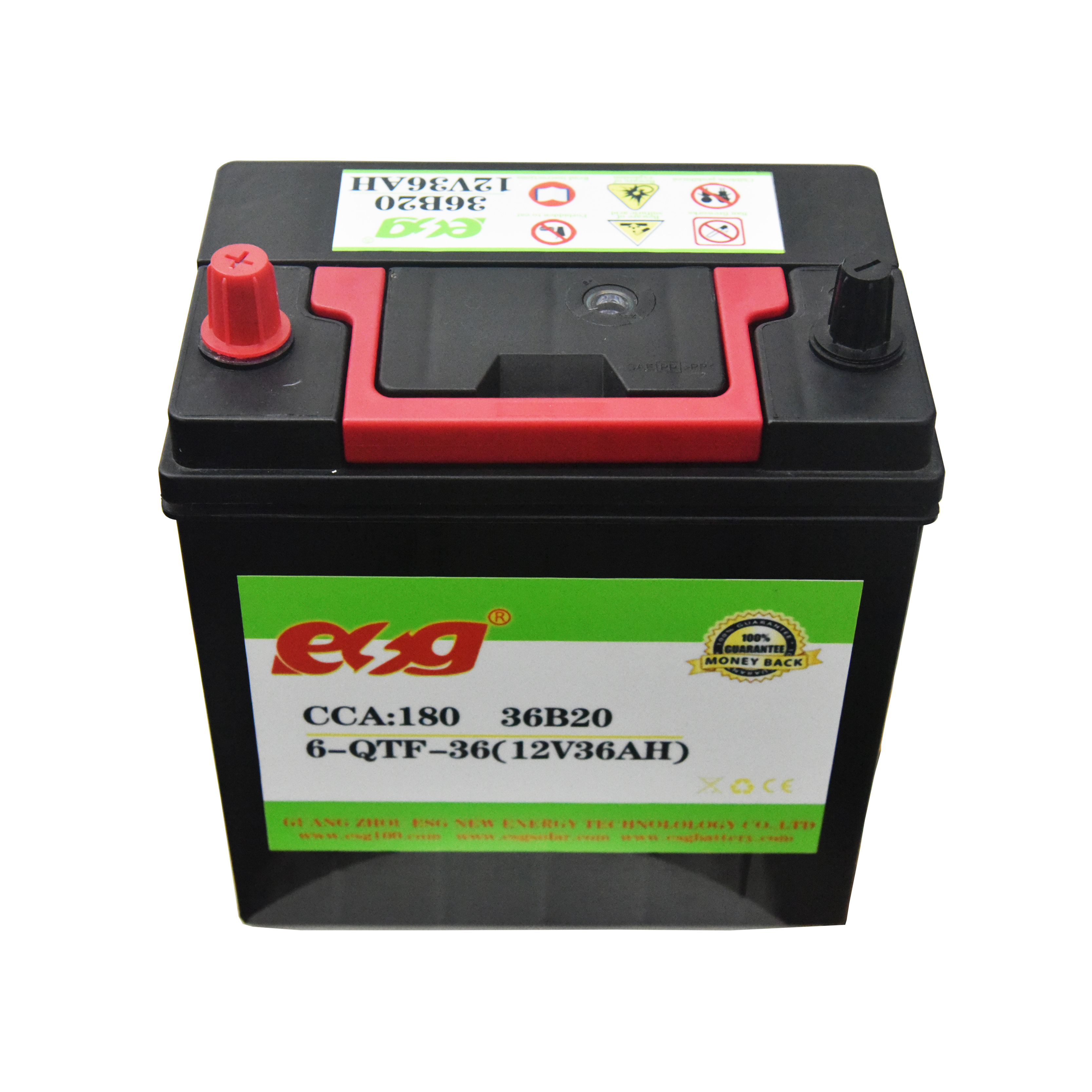 Esg Electric Car Manufacturer Hybrid Cell Pack Factory Agm Price 12V 36Ah Sealed Lead Acid Car Battery