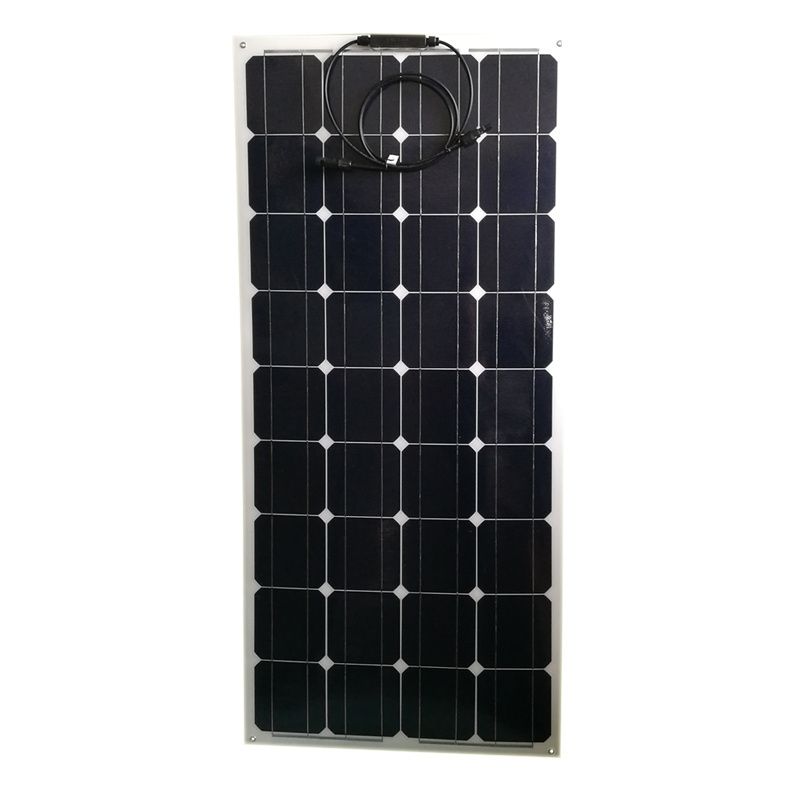 ESG Hot sell 40w 50w 70w 80w 100w Semi flexible Boat portable system solar panel