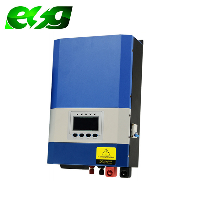 ESG Solar Hybrid Inverters Inbuilt Controllers Wind Turbine Dc Ac Power Intergrated Pure Sine Wave Inverter 3kW solar inverter