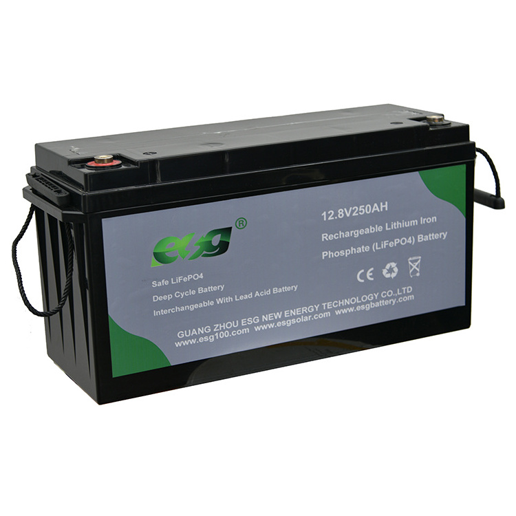 Best Sell Deep Cycle RV Battery 12.8V250Ah 300AH Boat Golf Cart Car Truck Campers Battery Pack LiFePO4 Lithium Ion Battery