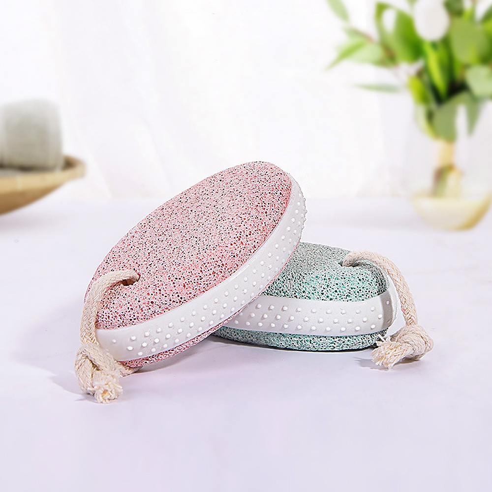 Oem Spa Foot Scrubber Scraper Coloured Pumice Stone Foot File For Feet Hard Skin Callus Remove