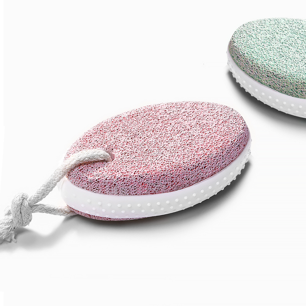 Oem Spa Foot Scrubber Scraper Coloured Pumice Stone Foot File For Feet Hard Skin Callus Remove