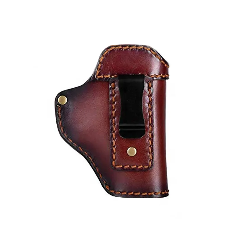 Gun Accessories Range Holster Vintage Leather And Canvas Gun Slip Bag Hunting Shooting Holster