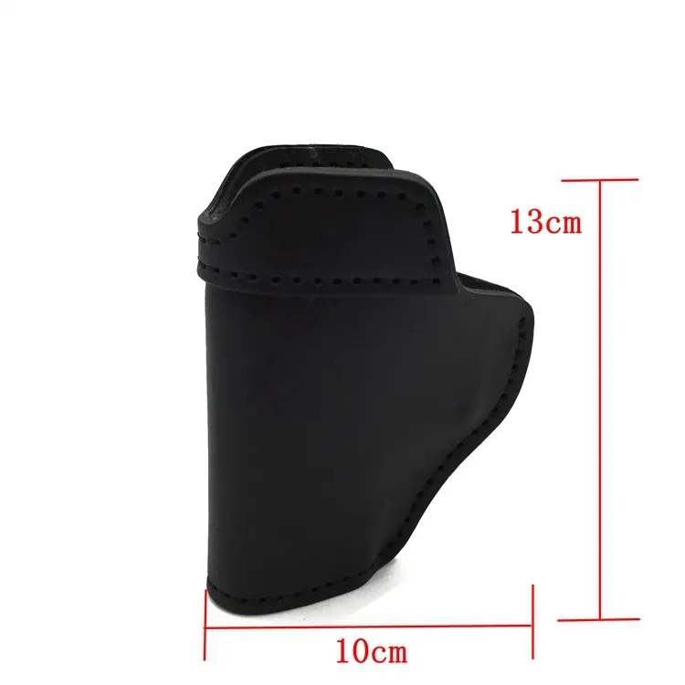 Gun Accessories Range Holster Vintage Leather And Canvas Gun Slip Bag Hunting Shooting Holster