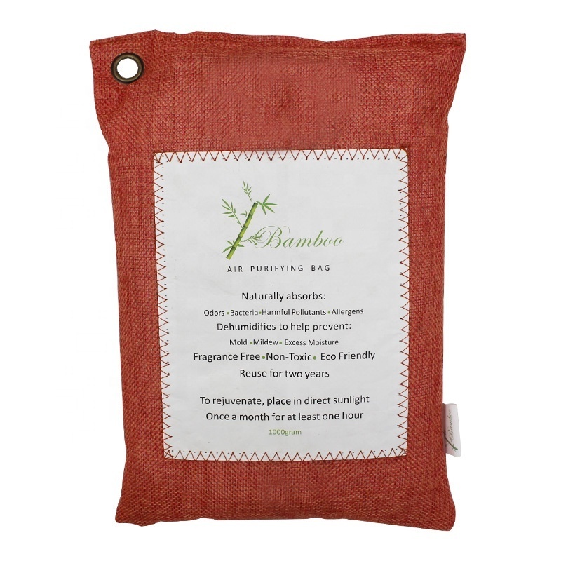 Nature fresh bamboo charcoal air purifying bags absorbs moisture bag suppliers breathe bamboo charcoal bag