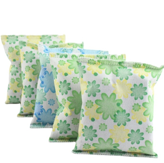 Customized scented moisture absorbent bag bundle set customized deodorizer odor eliminator