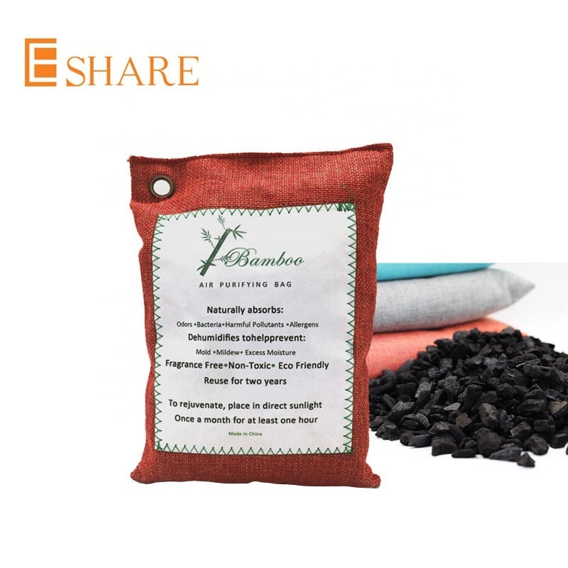 Nature fresh bamboo charcoal moisture absorber fragrance air purifying bags for basement