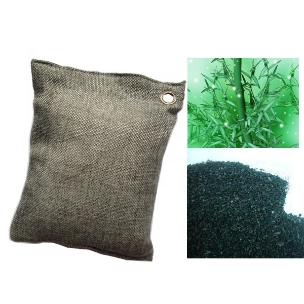 Activated natural air purifying bags bamboo charcoal bag