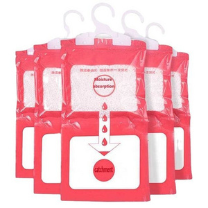 Wardrobe clothes dehumidification bag hanging closet calcium chloride dehumidifier odor eliminator hanging bags