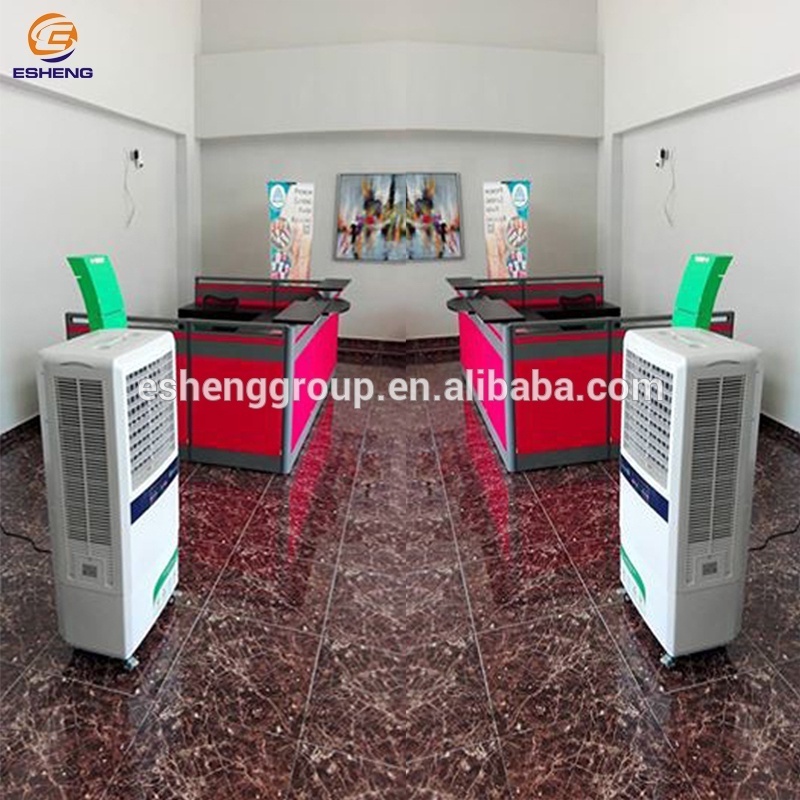 30m2 area use Portable Quiet low energy consumption 4000m3/h evaporative air cooler