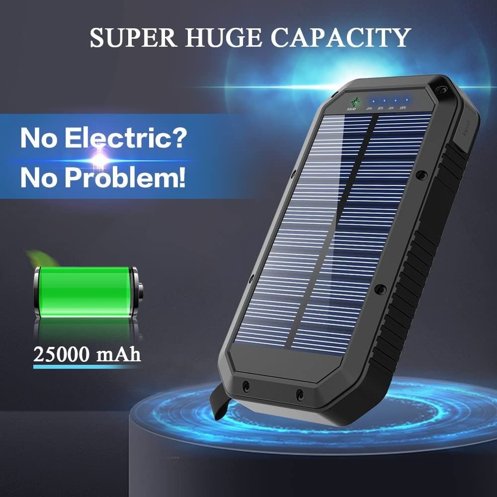 Factory Outlet Tough tested solar power bank fast charging solar power bank 20000mah paver bank powerbank battery charger