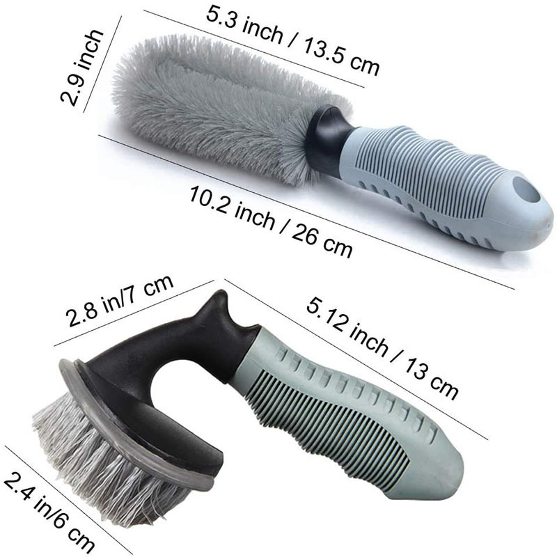 Wheel Cleaning Brush Cleaner for Car  Motorcycle or Bicycle Tire Brush Washing Tool