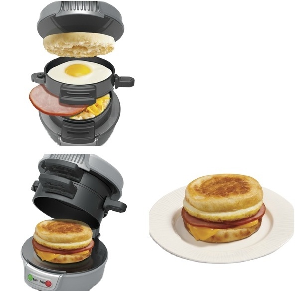 Eshine factory direct shipping Breakfast Muffin maker hamburger maner