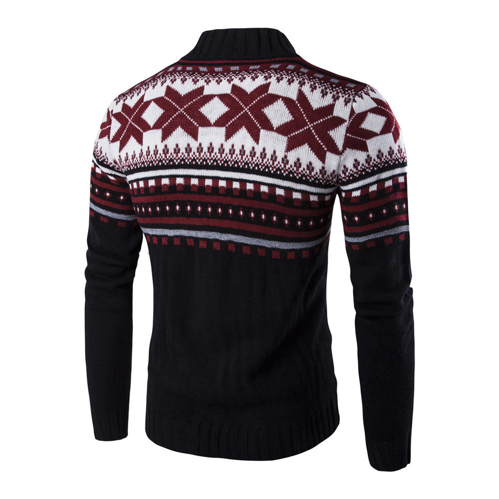 2021 Autumn Winter Christmas Knitwear Oversized Xmas Sweater Cardigan For Men