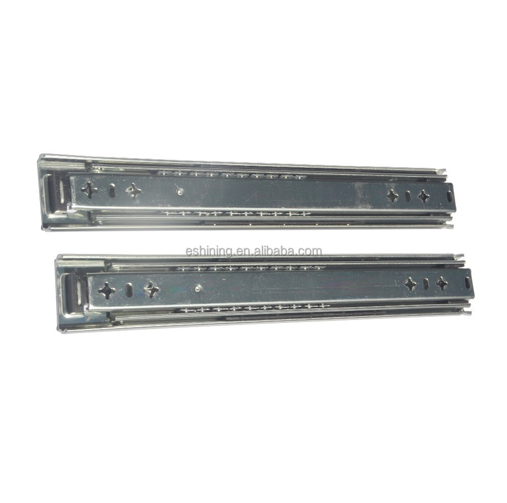 100KG Channel Slider Heavy Duty Ball Bearing Drawer slide industrial Cold Rolled Steel Full Extension 53MM Slide