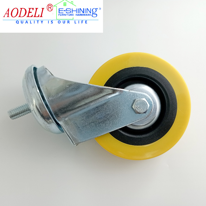 100kg Capacity Ball Bearing Caster Wheels Heavy Duty Castor Lock