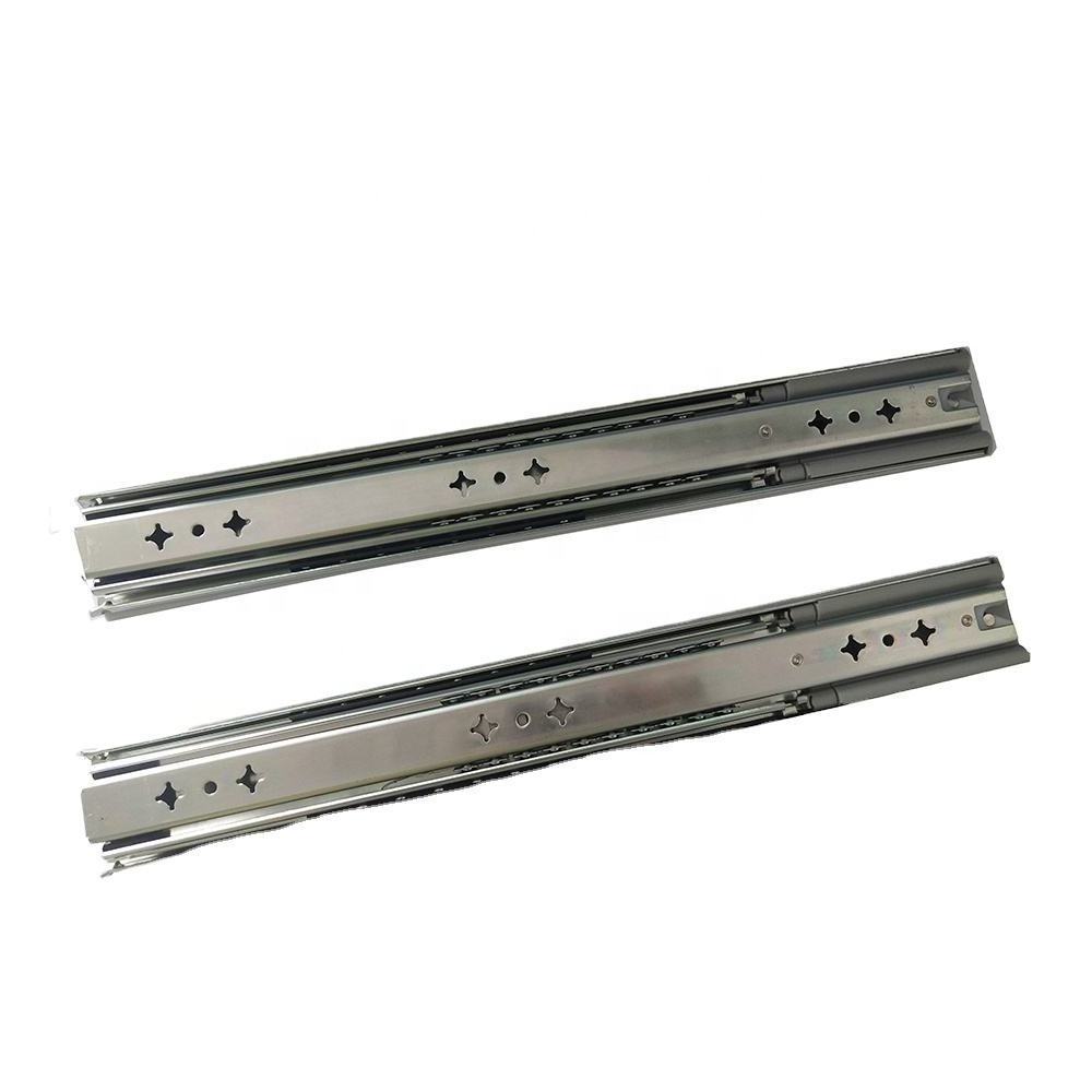 Chinese AODELI manufacture 53 mm width lock out drawer slide Heavy Duty Slide Soft close push open slide