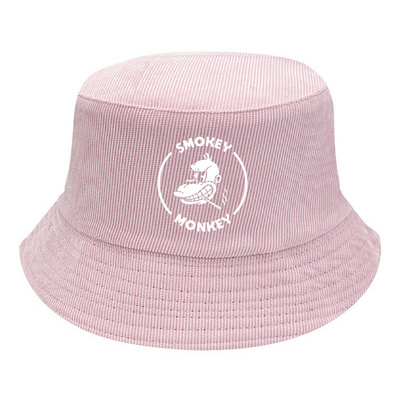 Wholesale Women Men Fisherman Bucket Cap Hat Bulk Custom Logo Woven Label Corduroy Hat Bucket