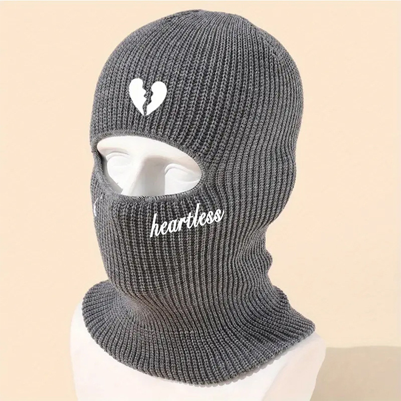 Custom Winter Balaclavas Knitted Ski Mask One Hole Skimask Beanie Wholesale Blank Ski Mask