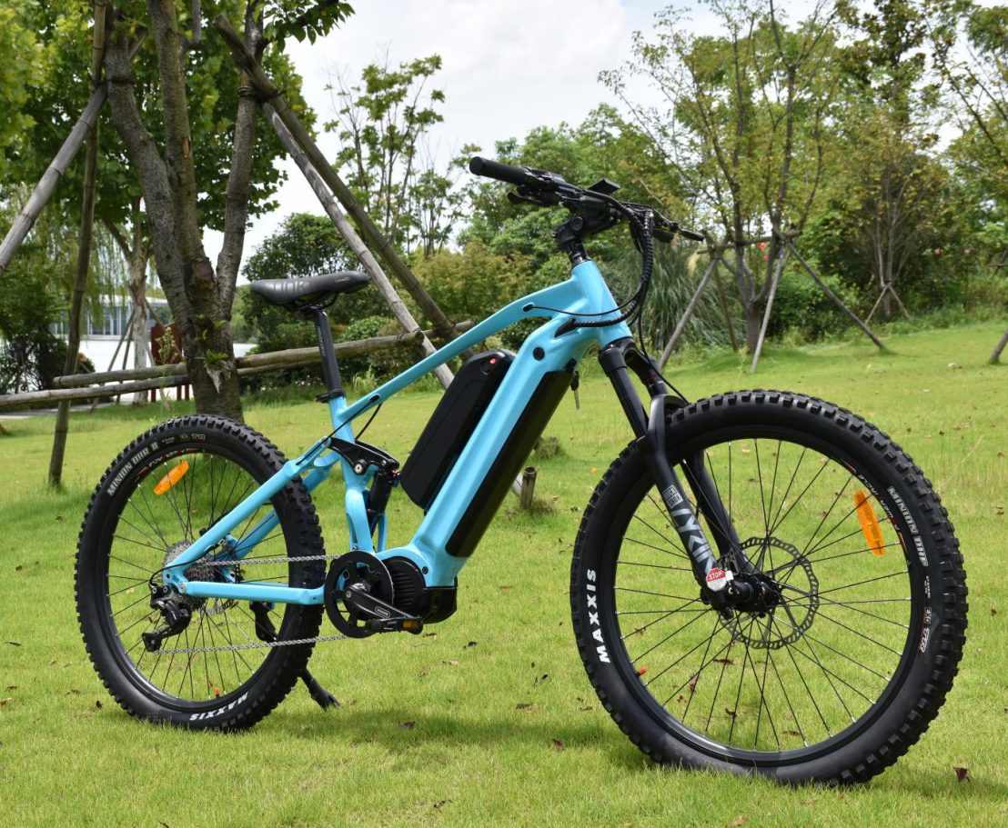 Fashion Bafang M620 48V750W/1000W Mid Drive Electric Bicycle  LCD Display Full Suspension E bike Mountain Electric Bike