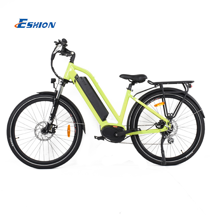 Wholesaler Green Big Tire 27 5 Inch 350w Mid Motor Bikes Electric City