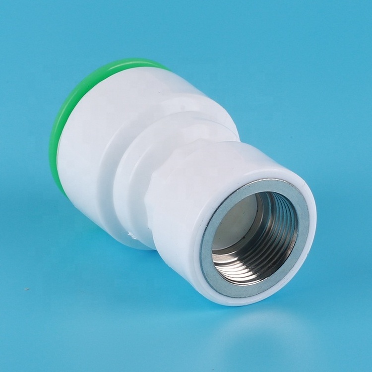 2 Way Straight PCF Pipe Reducer Union Push Quick PPR Tube Quick Connector PPR adapter For Workshop