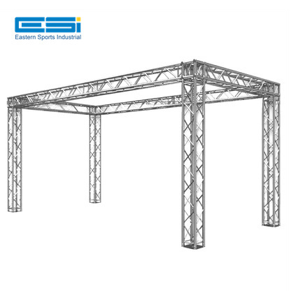 TR-10x10 Triangle Truss Trade Show Booth  truss roof system universal  vertical spigot truss