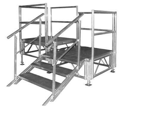 ESI STEEL STAGE FULL PACKAGE - 12FT X 12FT PLATFORM