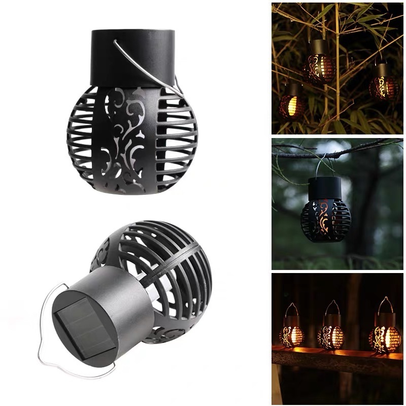 New Outdoor Solar Flame Lights 36 LED Solar Torch Light With Flickering Flame Effect And Metal Mesh For Landscape Yard Camping