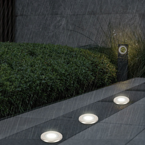 Outdoor Solar Disc light ,8 Led Garden Disk Light Outdoor Waterproof Solar Buried Light For Pathway