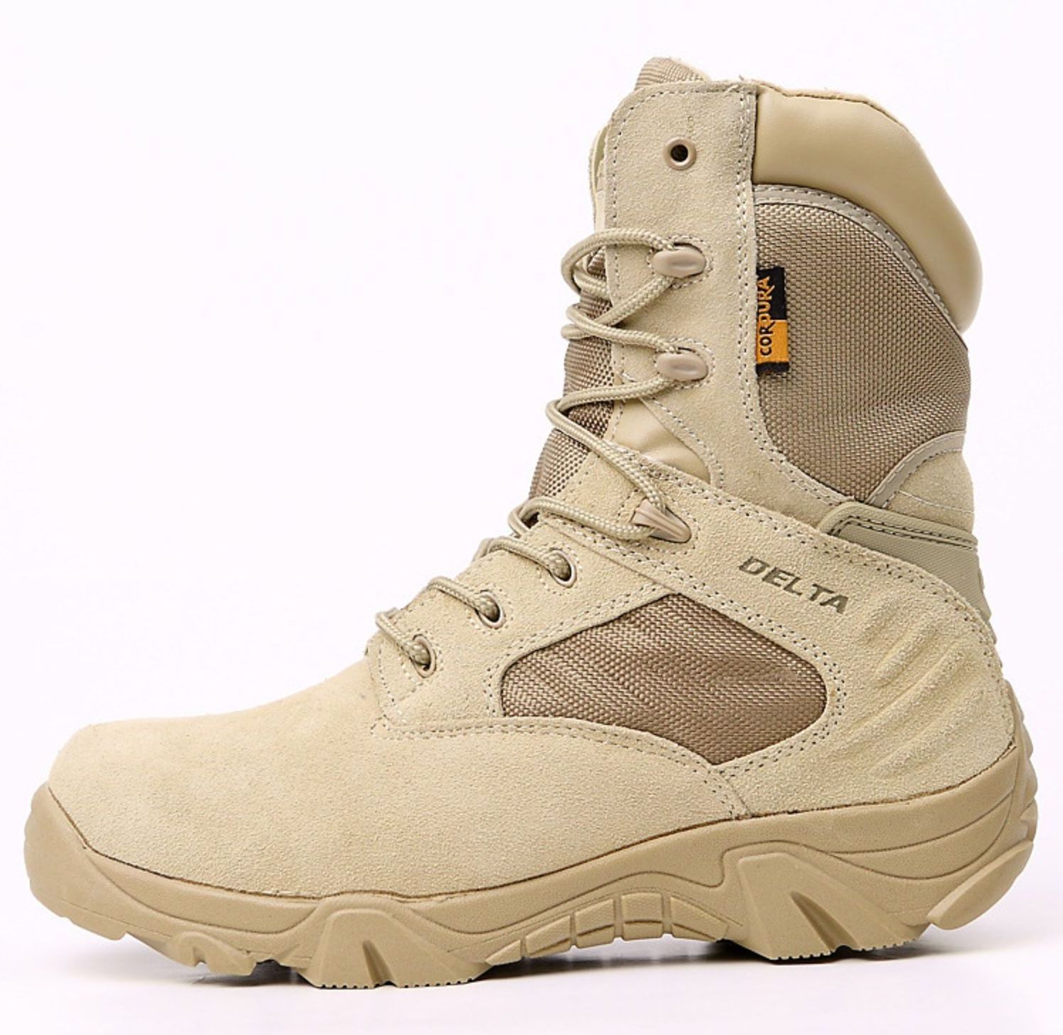 Cowhide suede delta tactical boots source factory direct sales outdoor high-top desert combat boots