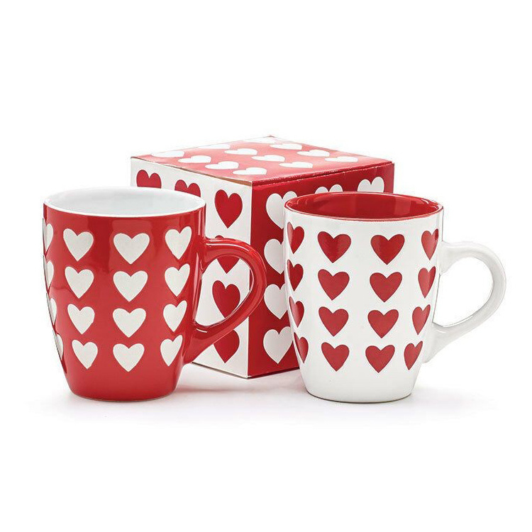 Custom Valentines Day Gift 2023 Couple Mr And Mrs Coffee Mugs Cups Porcelain Mug Ceramic Coffee Mugs