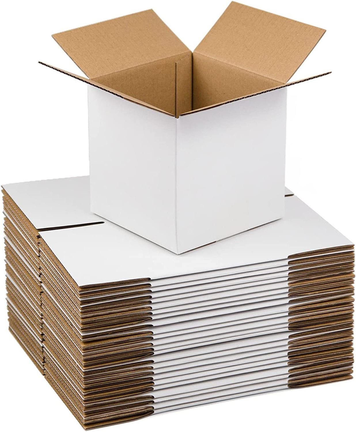 Custom Logo  Shipping Mailer Gift Box 6x6x6 Inches Small Corrugated Cardboard Boxes