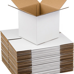 Custom Logo  Shipping Mailer Gift Box 6x6x6 Inches Small Corrugated Cardboard Boxes