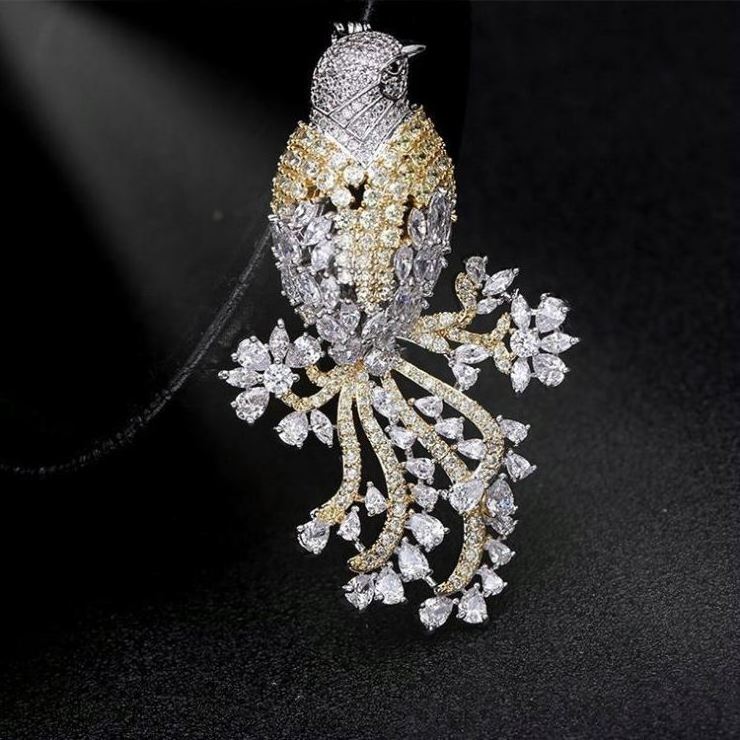 Factory Direct Sales Wholesale Price Faberge Black Widow Spider Designer Brooches And Pins Value