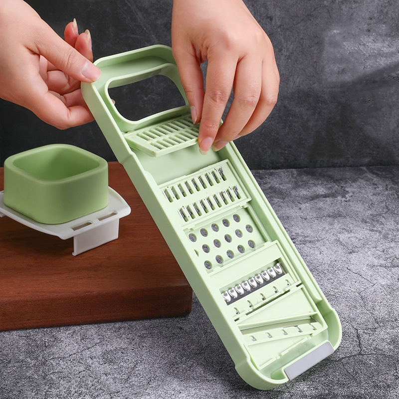 kitchen multifunctional manual vegetable cutter spiralizer vegetable mandoline slicer food chopper household vegetable tool