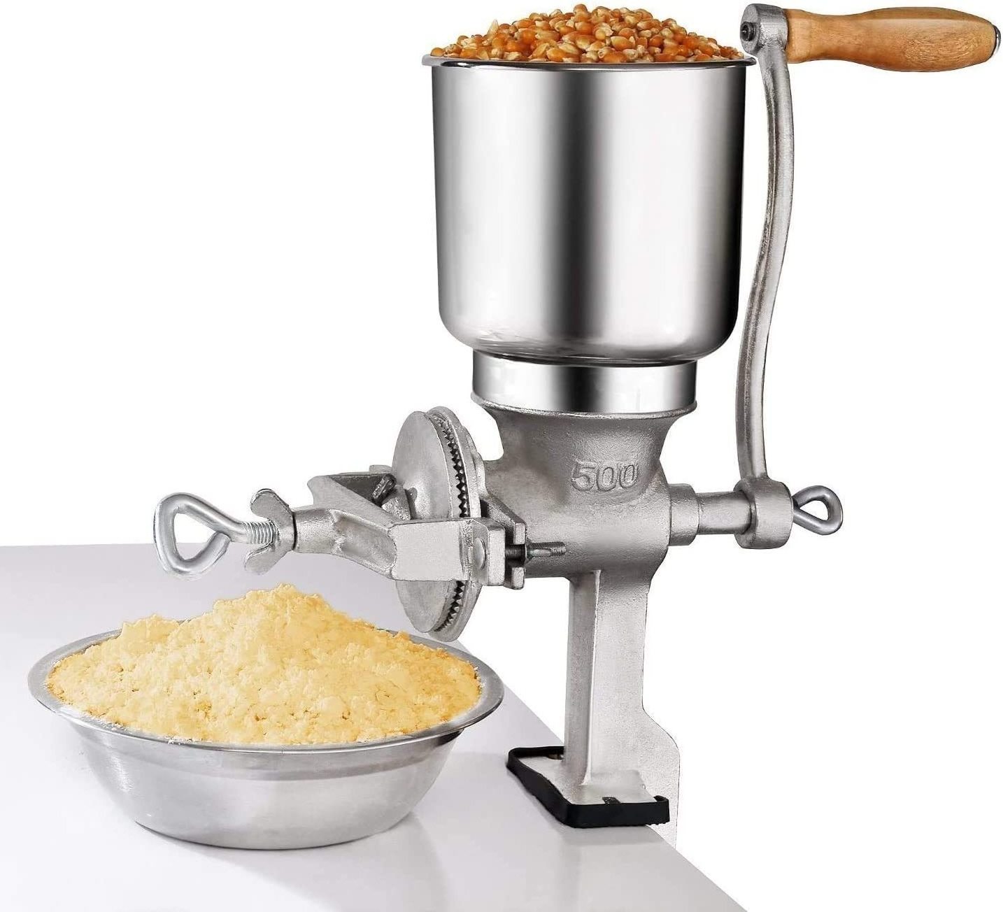 Commerical corn grinder manual Cast Iron kitchen grain machine corn milling grinder for Coffee Food Wheat Oats Nuts Spices Seeds