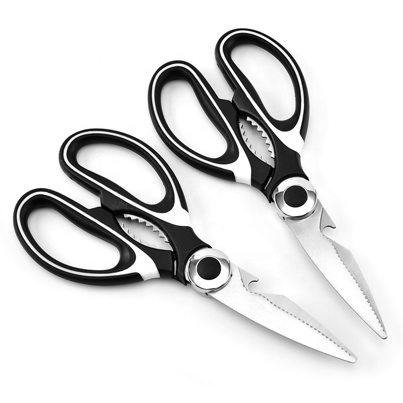 Stainless steel kitchen poultry scissors chicken bone Fish multi-function kitchen meat shears food scissor heavy duty with cover