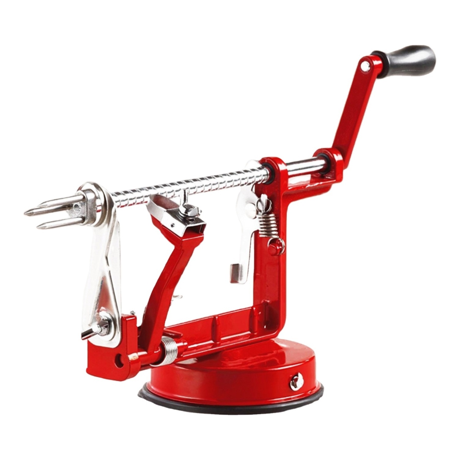 3 in 1 multifunctional metal apple peeler corer slicer manual apple ppeler machine with suction cup base fruit slicer hand crank