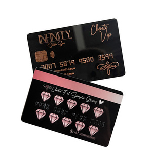 Fast delivery Price Cheap CMYK Custom printed CR80 gold foil plastic PVC Loyalty cards/business cards