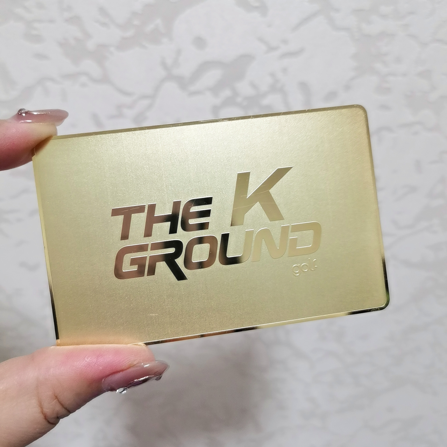 High Quality Custom Logo Gold/Silver Stainless Steel Card Printing Metal Business Card