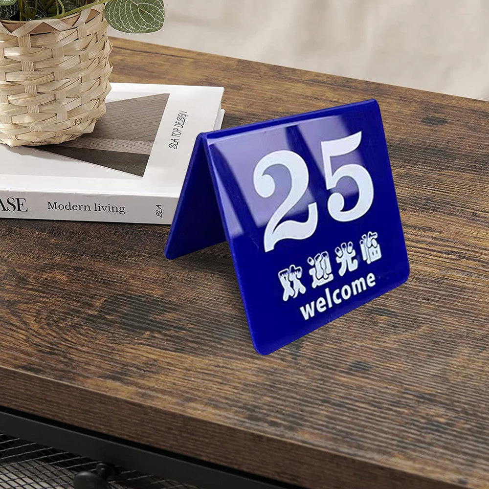 Top Quality Luxury Decorations Clear Sign Cards Holders Acrylic Wedding Table Number